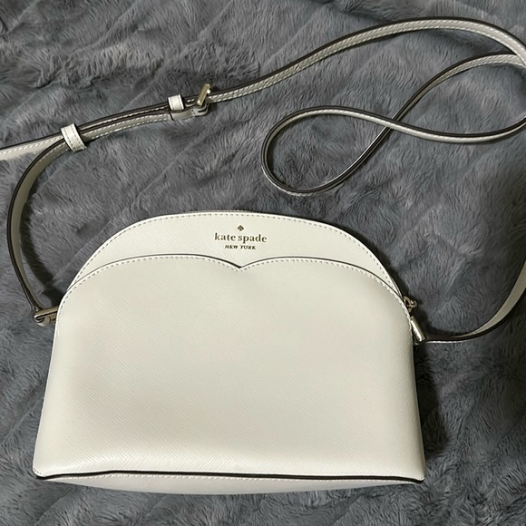 kate spade Bags Kate Spade Parchment White Payton Dome Crossbody